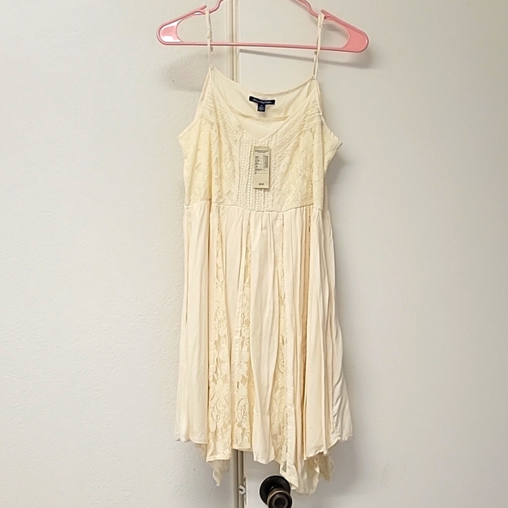 NWT American Eagle cream colored dress